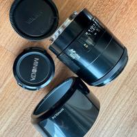 Minolta af 100mm f2 condizioni da collezione-raro