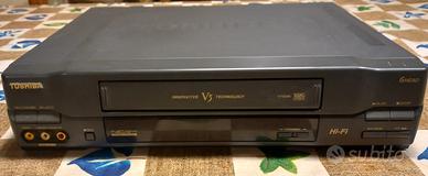 Videoregistratore VHS Toshiba V705W Hi-Fi Stereo 
