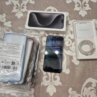 Iphone 15 pro max 256 gb black titanium