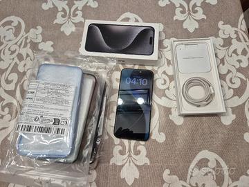 Iphone 15 pro max 256 gb black titanium