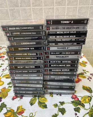 Lotto di giochi vari playstation 1 ps1 originali