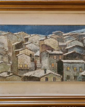 Renato Dorigatti ( 1914-75) Paesaggio innevato 