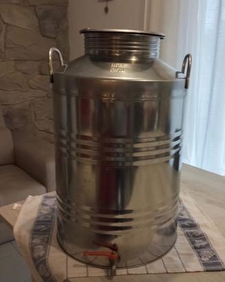 Tanica olio acciaio inox