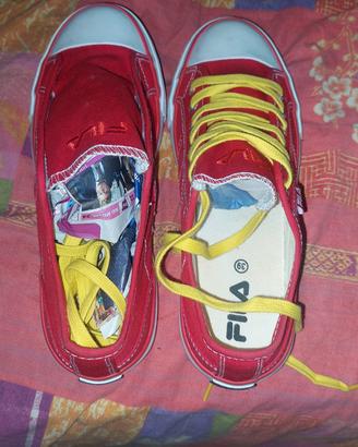 tennis Fila rosse nuove