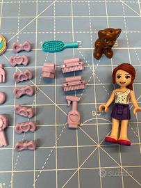 Minifigures Lego Friends + cane + accessori