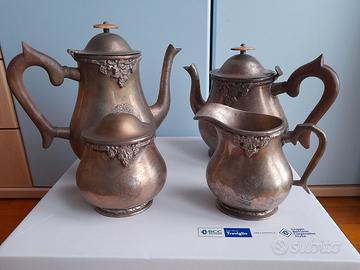 Servizio da tè/caffè inglese "Old Sheffield"