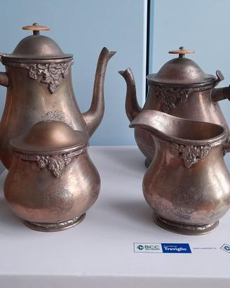 Servizio da tè/caffè inglese "Old Sheffield"