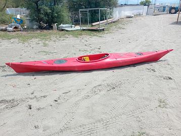 CANOA KAYAK MONOPOSTO IN POLIETILENE OASIS RAINBOW