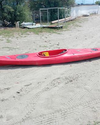 CANOA KAYAK MONOPOSTO IN POLIETILENE OASIS RAINBOW