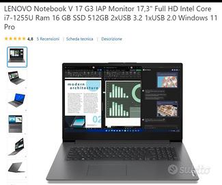 Lenovo PC Computer portatile Notebook Nuovo