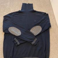 Dolcevita Jeckerson blu lana cashmere