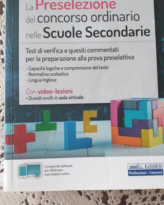Libro per preparazione a concorso scuola secondari