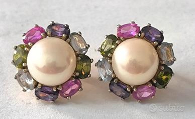 Orecchini con  Topazi naturali