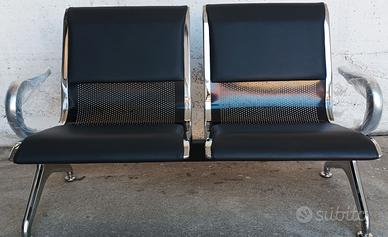 Panchina per sale d'attesa con braccioli