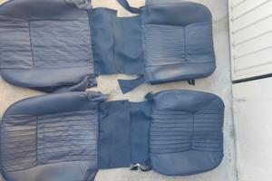 Jaguar XJ serie 1 interno in pelle blu