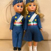 Coppia bamboline da collezione