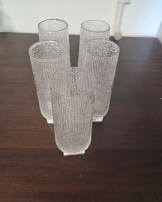Set 5 Bicchieri Alti Iittala "Ultima Thule" 