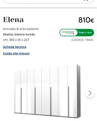 armadio 8 ante 