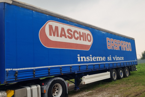 Semirimorchio Krone sollevabile, sterzante 2001