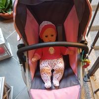 Passeggino giocattolo biposto