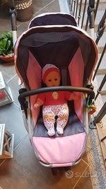 Passeggino giocattolo biposto