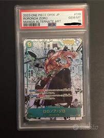 Roronoa Zoro Manga OP06-118 PSA 10 - One Piece TCG