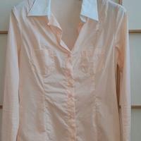 Camicia donna rosa bianca Silvian Heach
