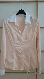 Camicia donna rosa bianca Silvian Heach