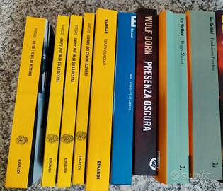 libri vari (principalmente thriller e gialli)