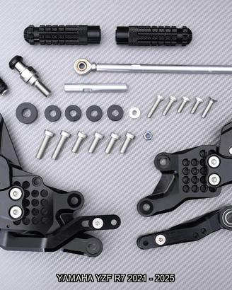 Pedane arretrate YAMAHA YZF R7 2021 - 2025