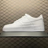 Nike Air Force 1 07 Low-Top Sneakers, Bianco37.5