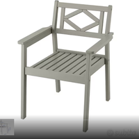 sedia da giardino con braccioli NUOVO