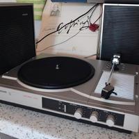 Giradischi stereo vinile Philips perfetto con cass