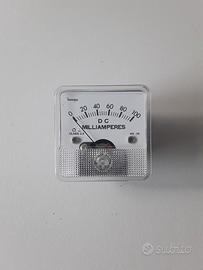 Amperometro voltmetro da pannello