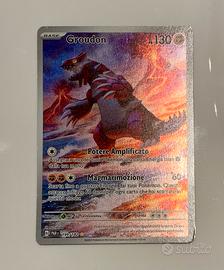 Carta pokemon Groudon
