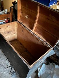 Baule in legno anni ’30 – pezzo d’arredo vintage