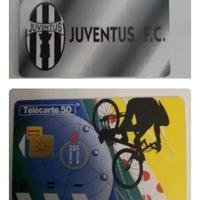 Schede telefoniche Juventus e Tour de France 