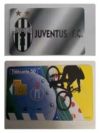 Schede telefoniche Juventus e Tour de France 