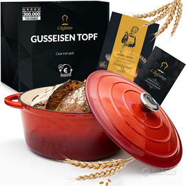 Chefarone Cocotte Casseruola Ghisa smaltata 26cm