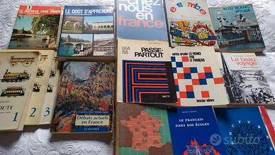 stock libri grammatica e letteratura francese