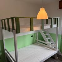Soppalco  letto a soppalco su misura