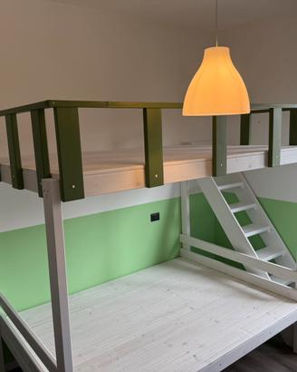 Soppalco  letto a soppalco su misura