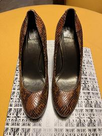 SCARPE DONNA IN PELLE DI PITONE N° 39, tacco 12