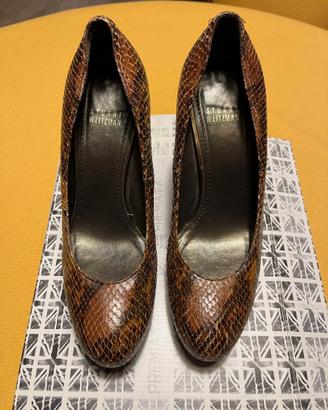SCARPE DONNA IN PELLE DI PITONE N° 39, tacco 12