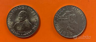200 lire vaticano e ssn marino