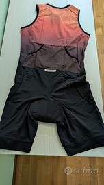 Tuta da triathlon uomo Wulibike senza maniche L