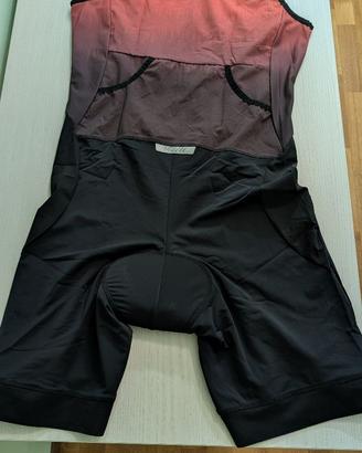 Tuta da triathlon uomo Wulibike senza maniche L