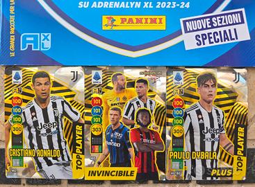 3 Adrenalyn XL 2021-22 Ronaldo,Dybala,Invincibile