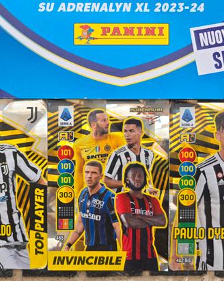 3 Adrenalyn XL 2021-22 Ronaldo,Dybala,Invincibile