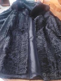 Cappotto pelliccia astrakan vintage anni 60